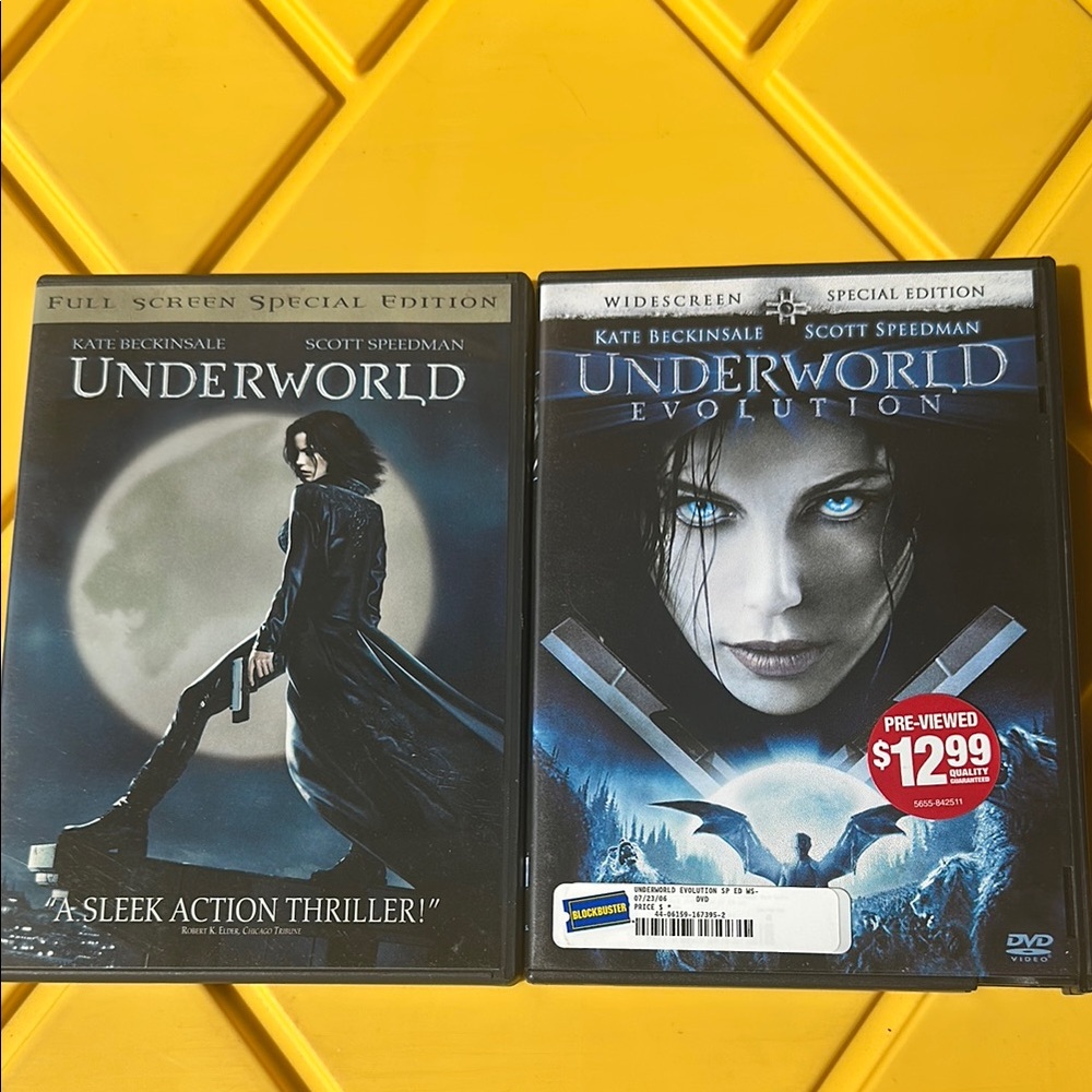Underworld DVD Set - Bundle 2 films. Underworld & Underworld Evolution